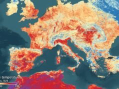 Fotos da onda de calor europeia recorde tiradas do espaço em 29 de maio de 2026