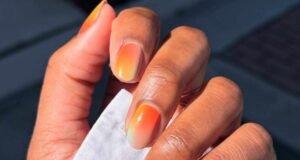 21 looks de unhas vibrantes inspirados em Gêmeos, desde gradientes do nascer do sol até estilos de aura vibrantes