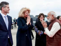 O primeiro-ministro holandês, Rob Jetten, despediu-se do primeiro-ministro Modi quando este partiu para a Suécia