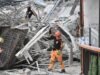 NAS FOTOS | Desabamento de construção nas Filipinas, 23 pessoas desaparecidas