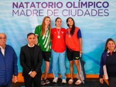 O Chefe do Gabinete participou do programa de premiação do Campeonato de Natação da República