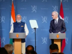 O Primeiro-Ministro Modi inicia a sua visita histórica à Noruega e mantém conversações importantes com o Primeiro-Ministro Jonas Gahr Store
