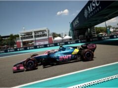 Franco Colapinto assume a carrera Sprint no GP de Miami