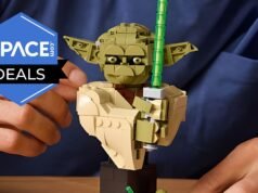 Se eu comprar esse busto de Lego Star Wars Yoda, nunca mais vou dormir, mas preciso dele
