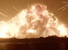 Vídeo incrível mostra que a explosão do foguete Blue Origin pode ser vista a centenas de quilômetros de distância