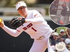 A série de softball Texas Tech-Florida está esquentando insanamente – com um ex-astro da NBA e sua filha no meio