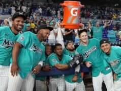 A sequência de gols sem gols do arremessador do Marlins, Johnson Junk, ajuda Aaron Nola, em dificuldades em Miami