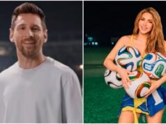 Messi surpreende ao falar em inglês no videoclipe oficial da Copa do Mundo de 2026 com Shakira