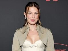 Uma foto de Millie Bobby Brown na praia faz fãs especularem sobre o nome da menina
