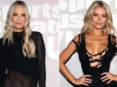 Molly Sims e Brooks Nader arrasam no tapete vermelho na festa de lançamento da SI Swimsuit Issue 2026