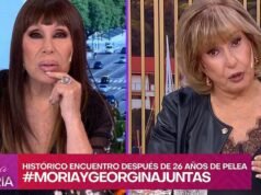 Um comentário contundente nas redes contra Moria Casson e Georgina Barbarossa. Os consumidores apoiam Wanda Nara? Mostrar volatilidade