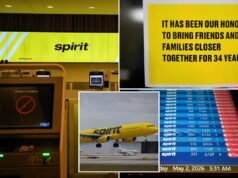 Spirit Airlines afirma que o negócio encerrará as operações imediatamente
