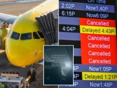 Um piloto da Spirit Airlines se despediu emocionado dos passageiros após a empresa anunciar o desligamento