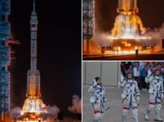 China lança espaçonave Shenzhou 23, onde 1 em cada 3 astronautas ficará por um ano