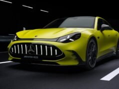 O cupê elétrico AMG GT de quatro portas da Mercedes pode fazer 0-60 em 2 segundos.