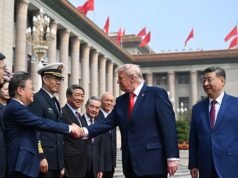 Trump chega a Pequim com Xi para primeira cúpula com a China desde 2017