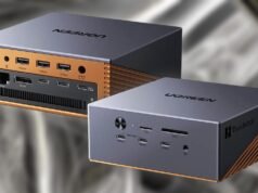 O UGREEN Maxidok é um dock gigante Thunderbolt 5 com um total de 17 portas e suporte para três monitores
