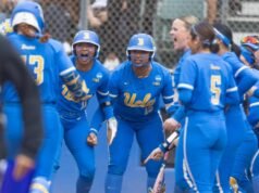 O softball da UCLA vence a Carolina do Sul e avança para super regional