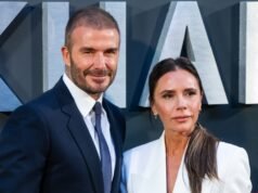 Victoria Beckham zombou de David durante o treino de ginástica do casal