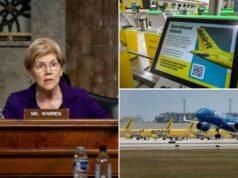 Elizabeth Warren foi queimada a ponto de parar o eevee que poderia ter salvado o espírito da companhia aérea